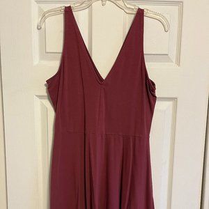Burgundy Sleeveless Express Dress